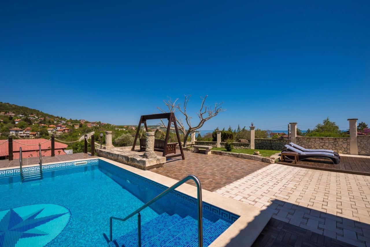 Villa Cook With Sea View - Heated Pool - At Balcsik Kültér fotó